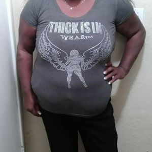 Bling Thick Is In shirt